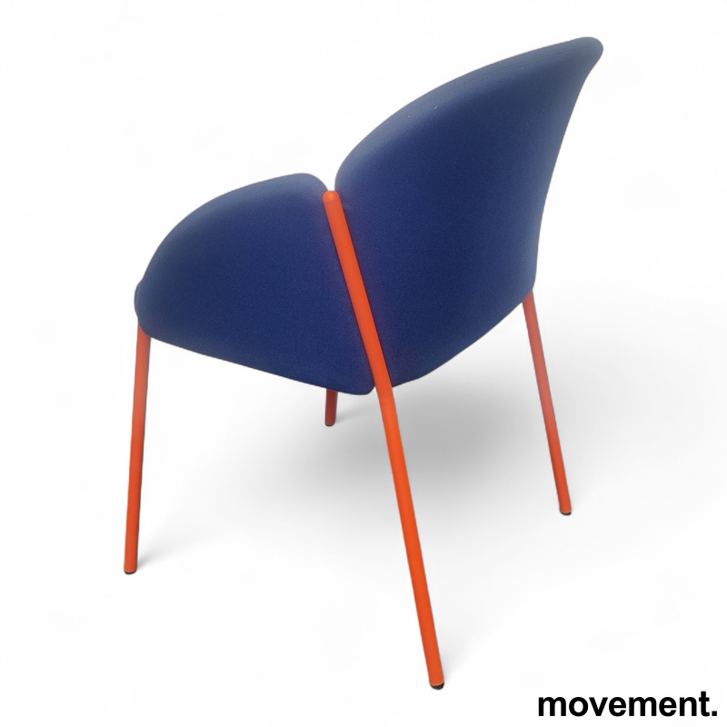 Andrea Blått stoff ben rødorange- - 2 / 3