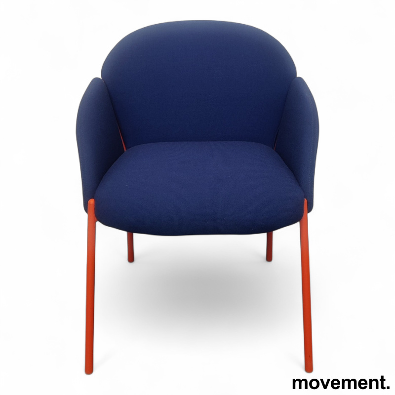 Andrea Blått stoff ben rødorange- - 3 / 3