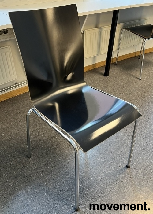 Chairik 101 Sort laminat, lakkert - 2 / 4