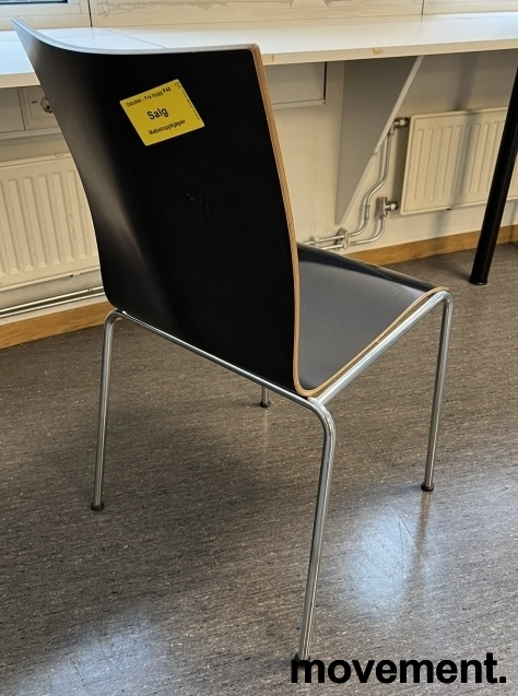 Chairik 101 Sort laminat, lakkert - 3 / 4