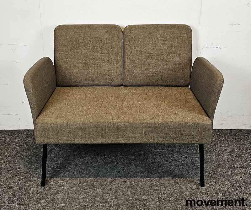 Meet 2 seter Brunt stoff - 2 / 4