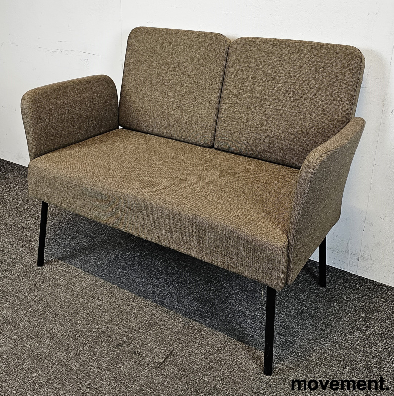 Meet 2 seter Brunt stoff - 3 / 4