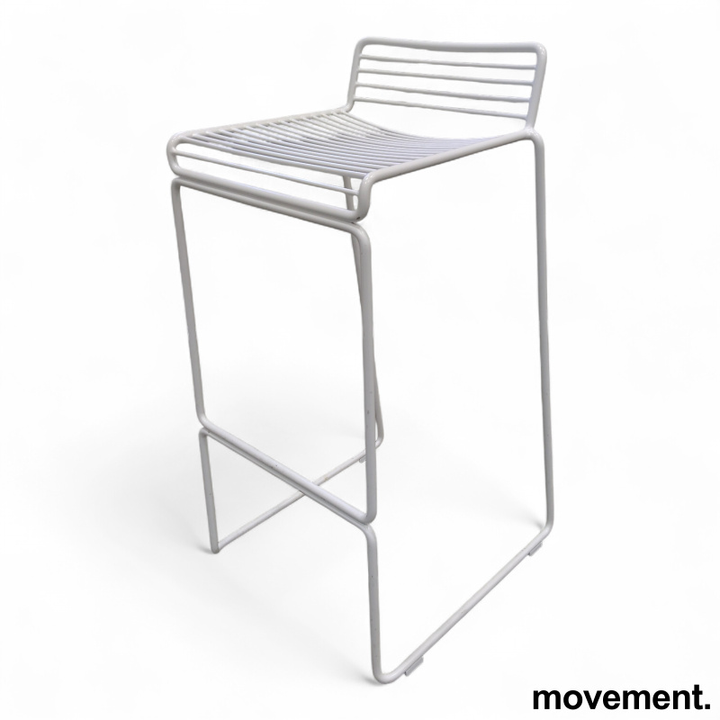 Hee barstol 75cm Hvitlakkert - 1 / 2