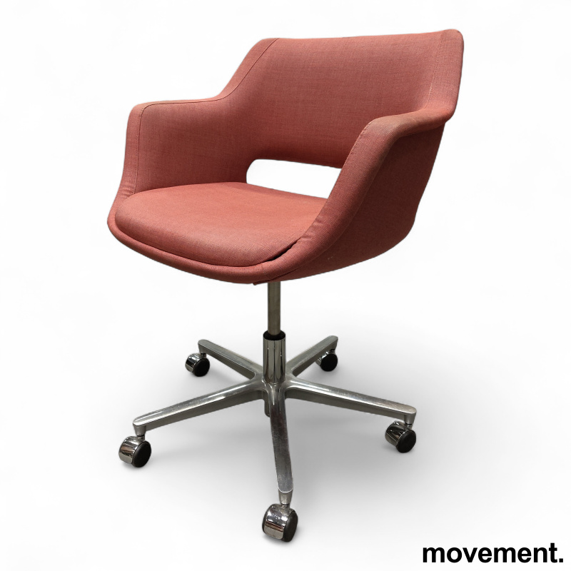 Kilta med hjul Rødt stoff, fotkryss - 1 / 2