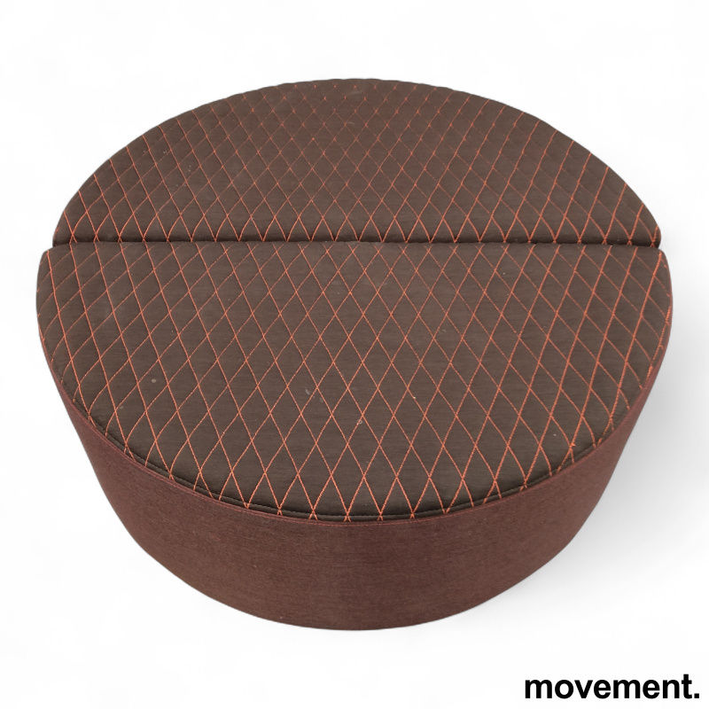 Movie puff Ø=90cm Brunt stoff - 2 / 2