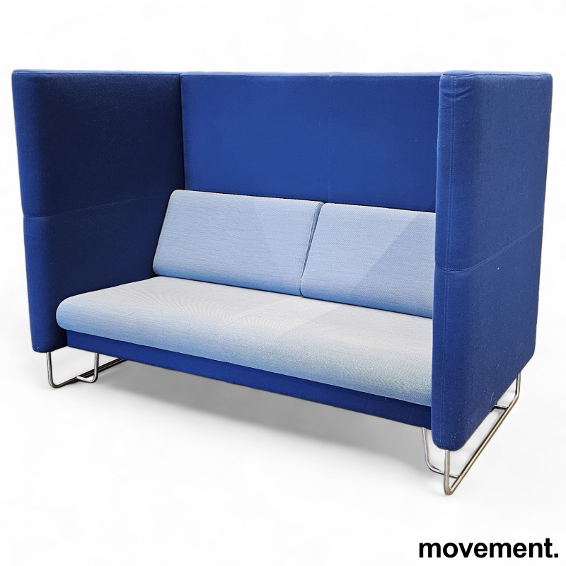 Pacific 2-seter High back Blått og