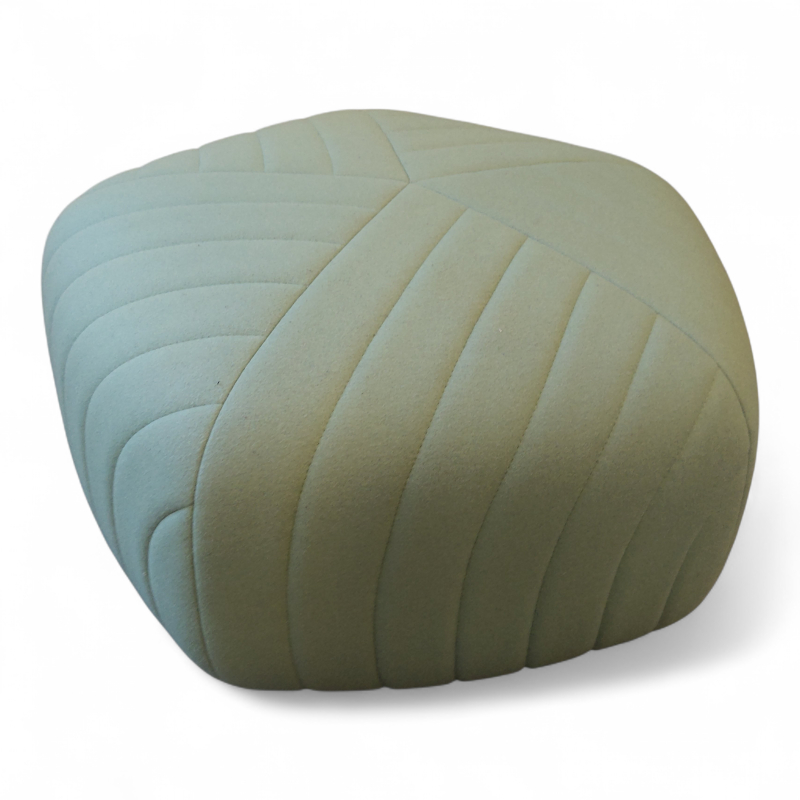 Five Pouf Large Grønt stoff, Pent