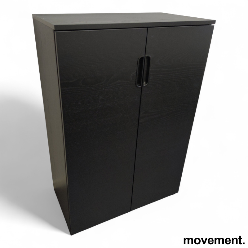 Galant skap 3A4 Sort eikemønster, - 1 / 2