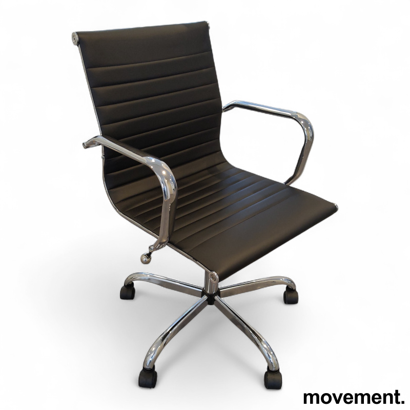 Konferansestol med hjul og armlene - 1 / 2
