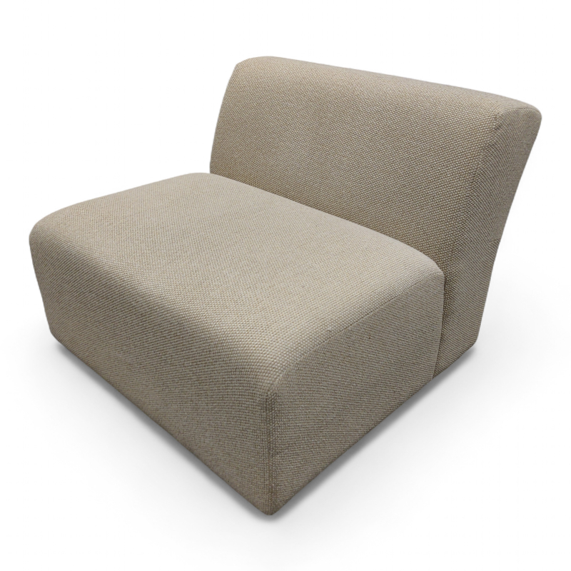 OK 104, midtmodul Beige stoff, grov