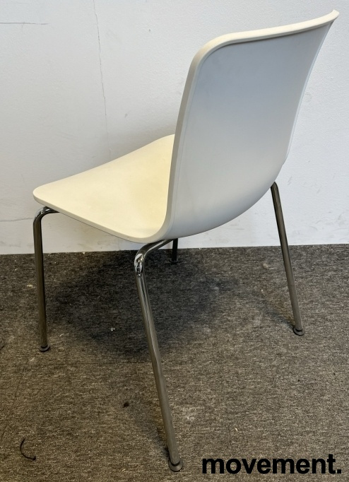 Hal Tube Hvit, ben i krom, Pent - 2 / 3