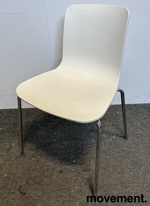 Hal Tube Hvit, ben i krom, Pent - 1 / 3