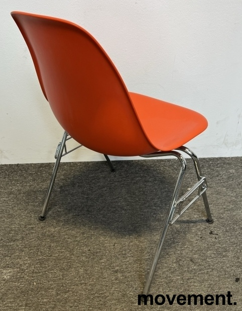 Eames Plastic Side Chair DSS Rød,