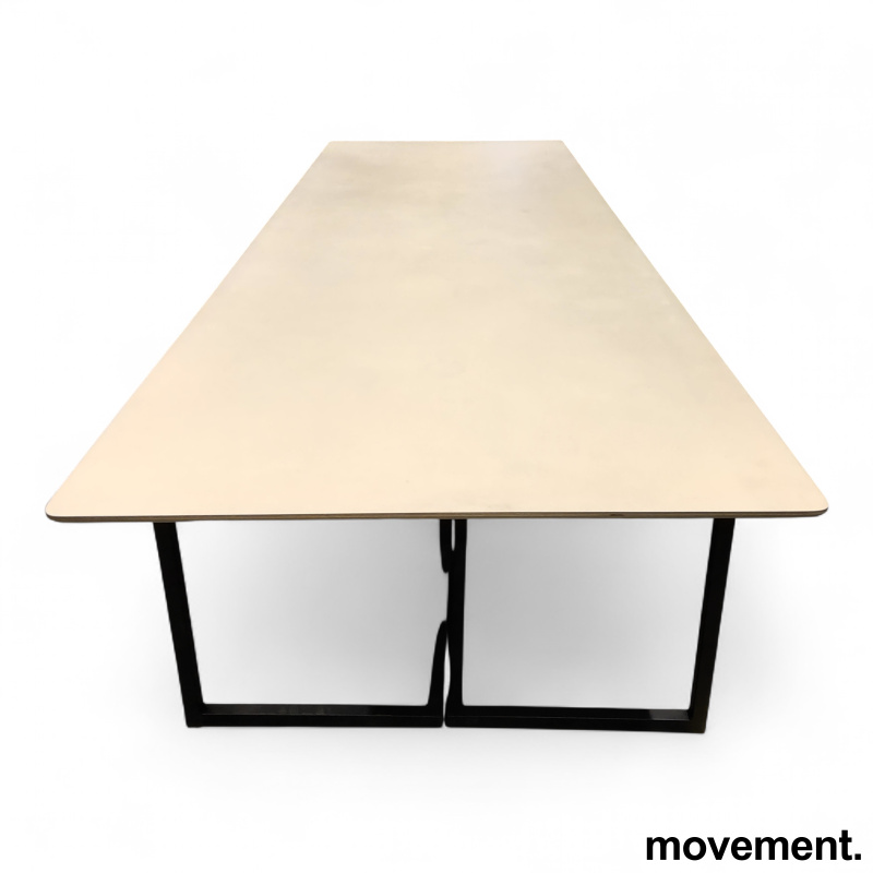 Møtebord 300x100cm Beige linoleum, - 2 / 2