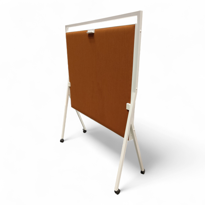Whiteboard på hjul 130x175cm,