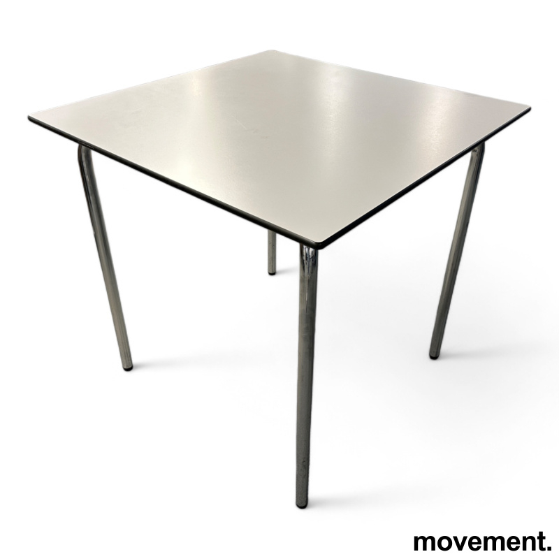 Hal 75x75cm Lys grå laminat, sort