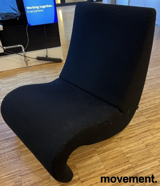 Amoebe loungestol Sort, Pent brukt - 2 / 3