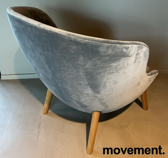 Hyg Low Lounge Chair Oak Lyst blått - 2 / 2