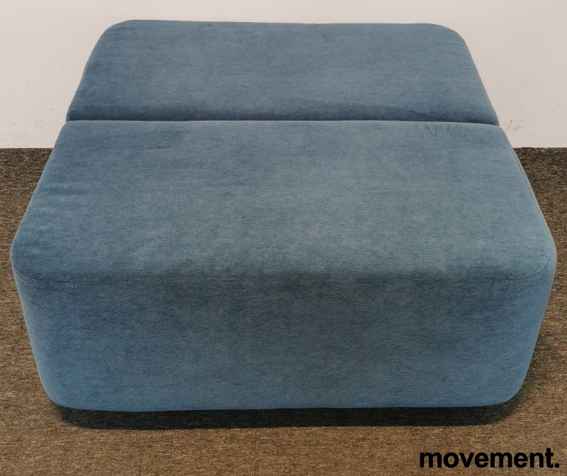 Movie Puff 90x90cm Blått stoff, - 1 / 2