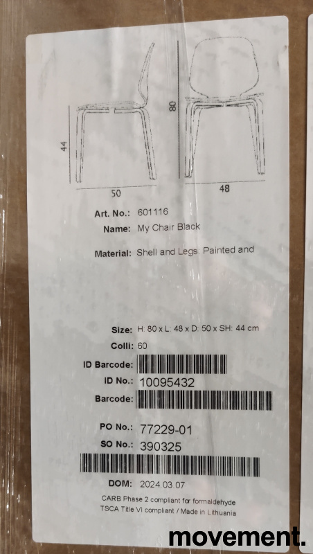 My chair wood Sort eik, Ubrukt - 3 / 3