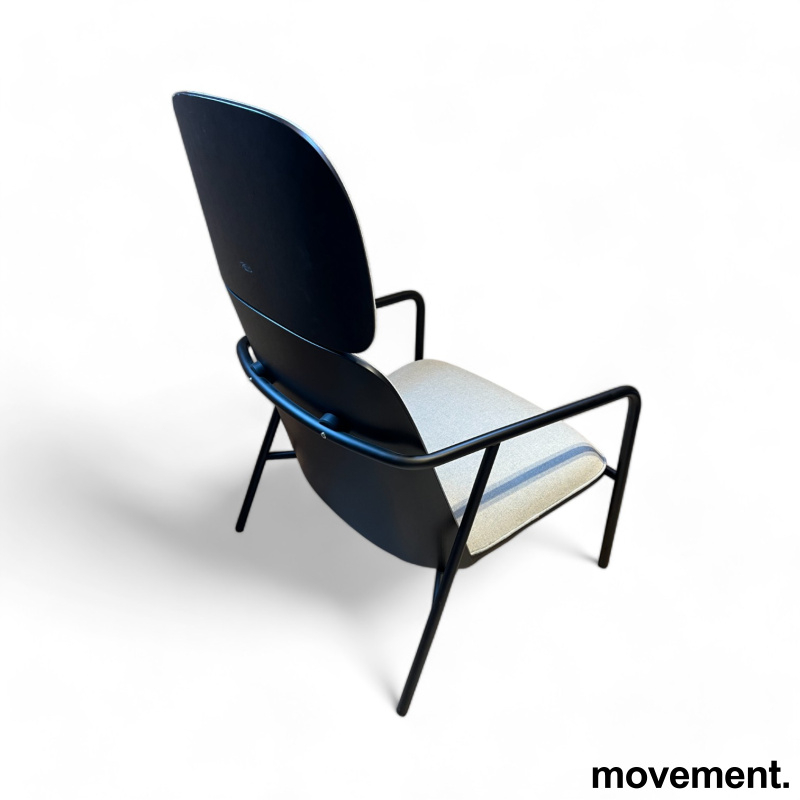 Pad Lounge High Lyst grått stoff,