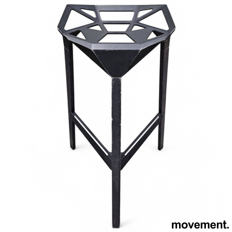 Stool one barstol 77cm Sort, Pent