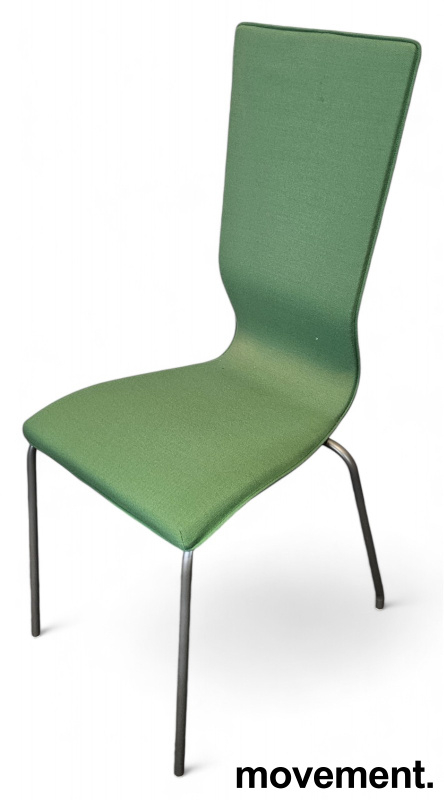 Graf fullpolstret, høy rygg Grønt