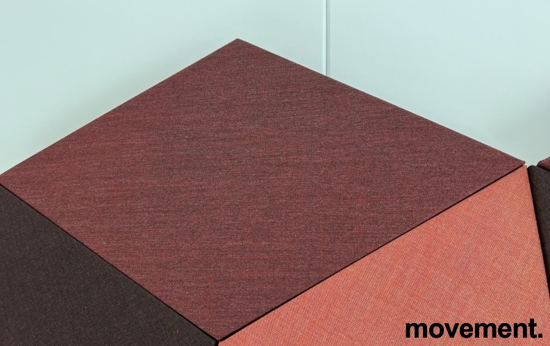 Fazett lydabsorbent 70x40cm Vinrød - 1 / 3