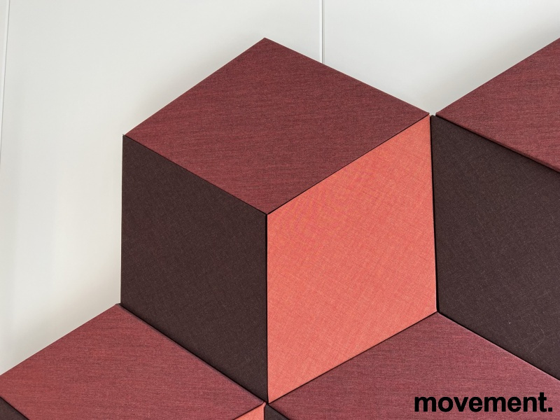 Fazett lydabsorbent 70x40cm Brunt - 2 / 3