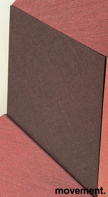 Fazett lydabsorbent 70x40cm Brunt