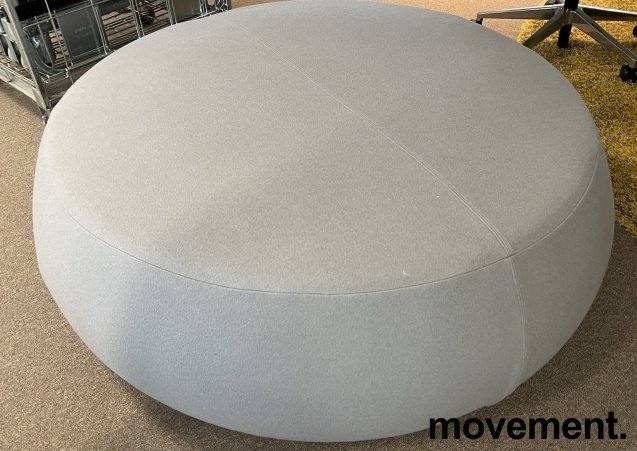 Pix puff Ø=137cm Grått stoff, Pent