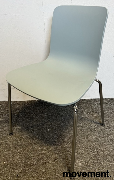 Hal Tube Lys blå, ben i krom, Pent - 1 / 3