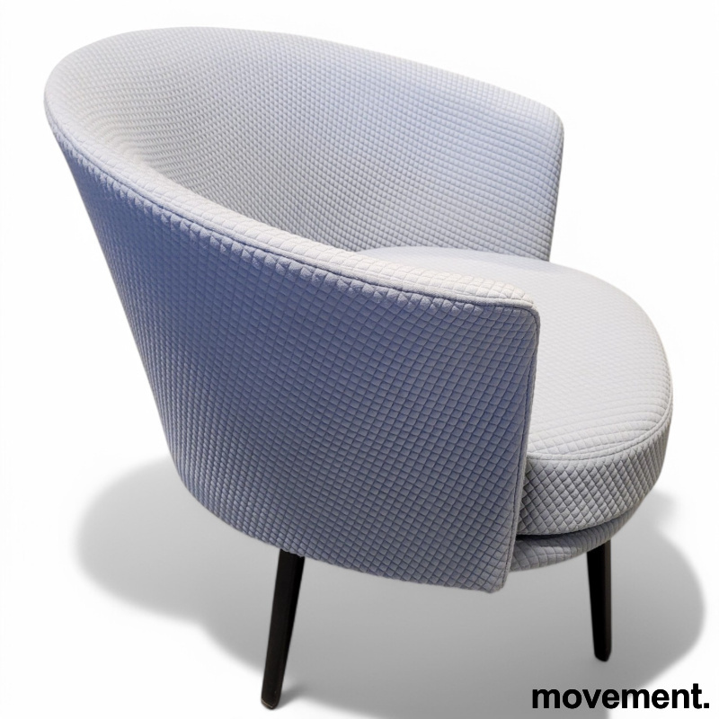 Dorso loungestol Lyst blått stoff - 4 / 5