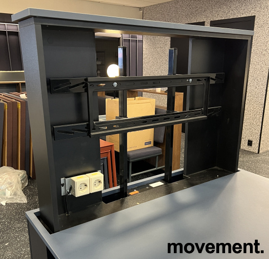 Prosjektbord med skjerm, 370x110cm, - 3 / 6