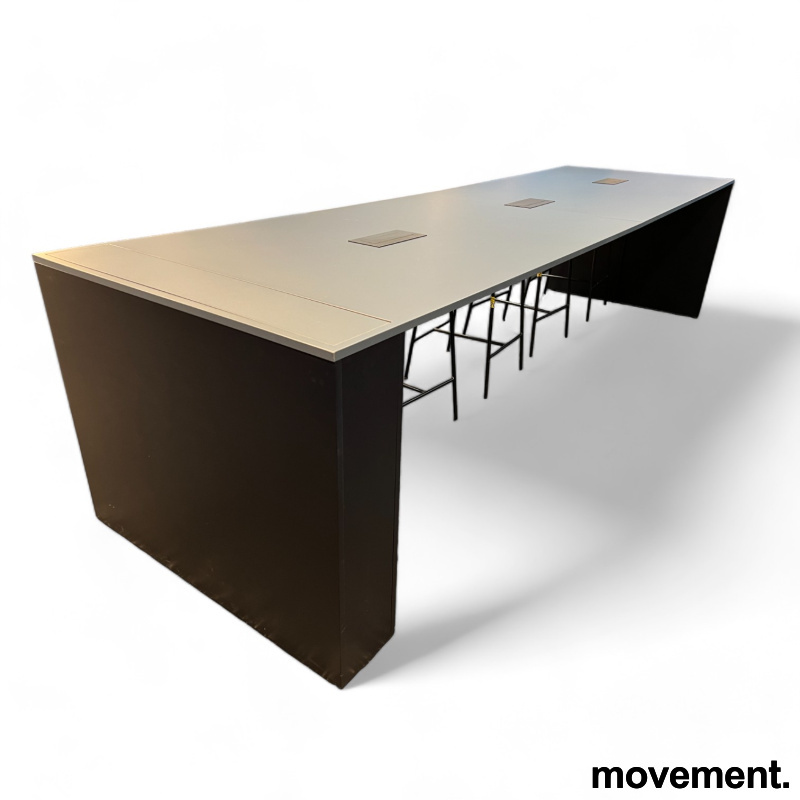 Prosjektbord med skjerm, 370x110cm, - 1 / 6