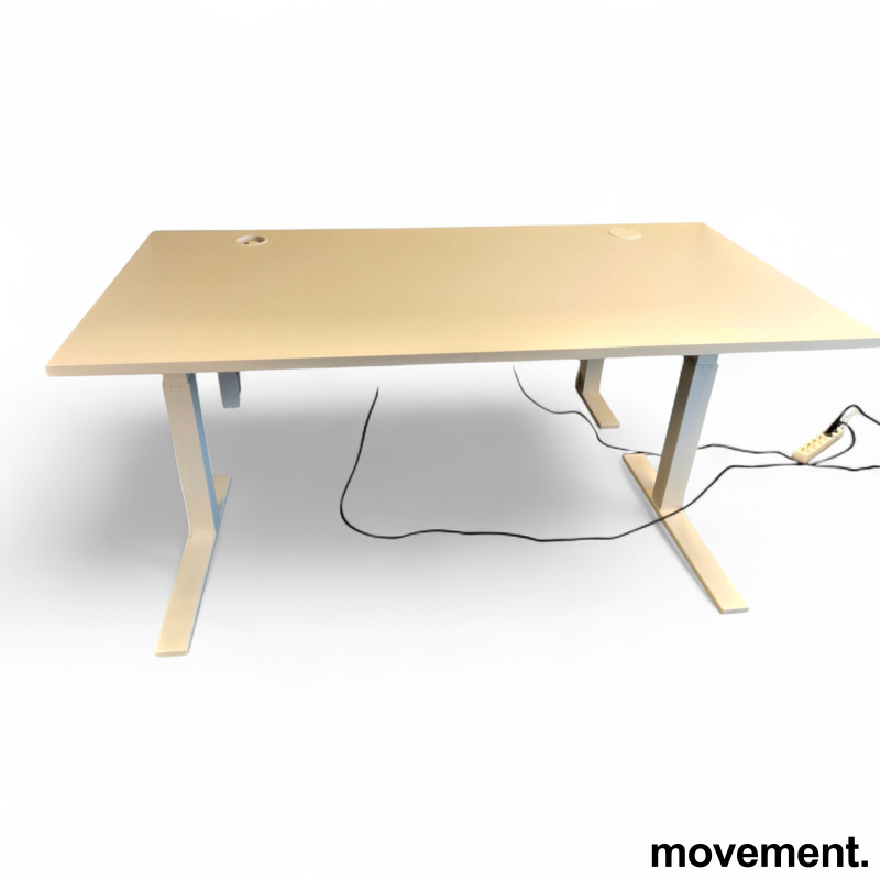 Tellus hevsenkbord 160x80cm Hvit, - 1 / 3
