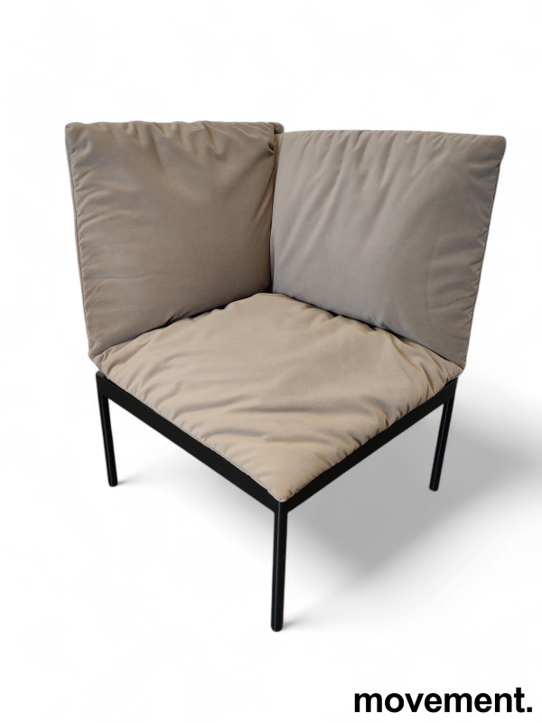 Darwin 1 seter hjørnemodul 65x65cm