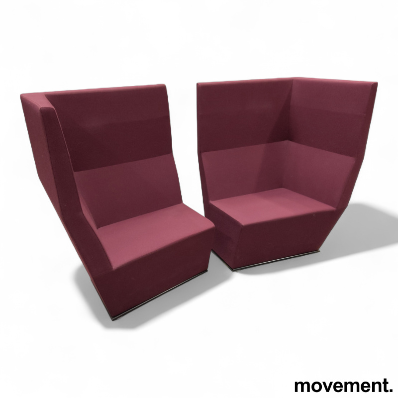 Area 3-seter alkovesofa Lilla stoff - 5 / 5