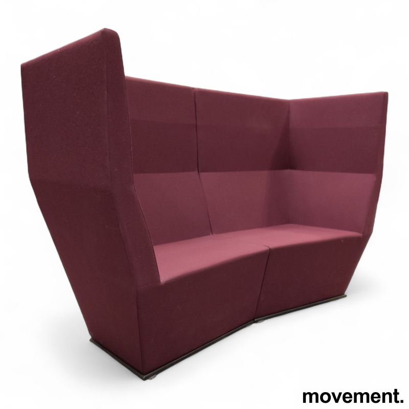 Area 3-seter alkovesofa Lilla stoff - 1 / 5