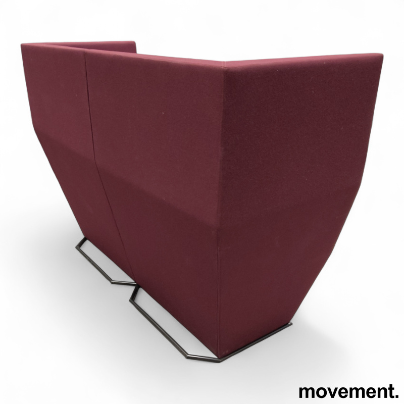 Area 3-seter alkovesofa Lilla stoff - 3 / 5