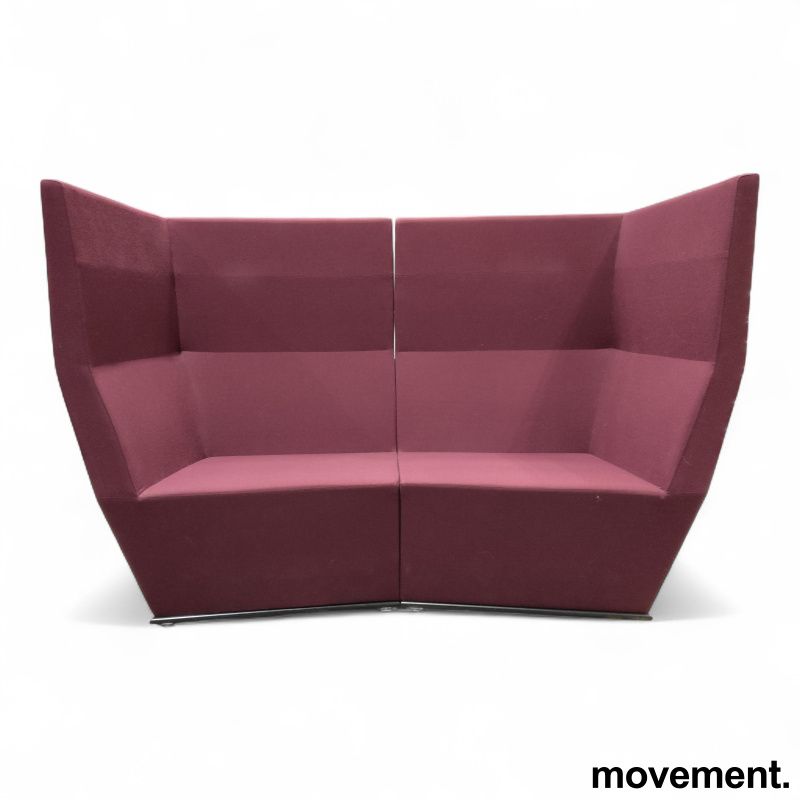 Area 3-seter alkovesofa Lilla stoff - 2 / 5