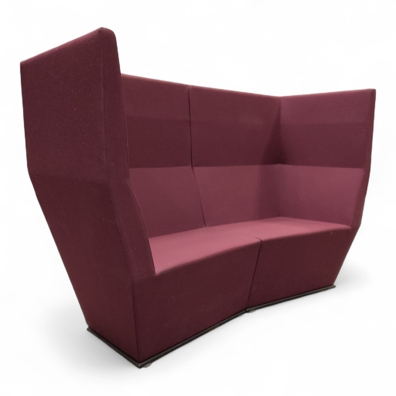 Area 3-seter alkovesofa Lilla stoff