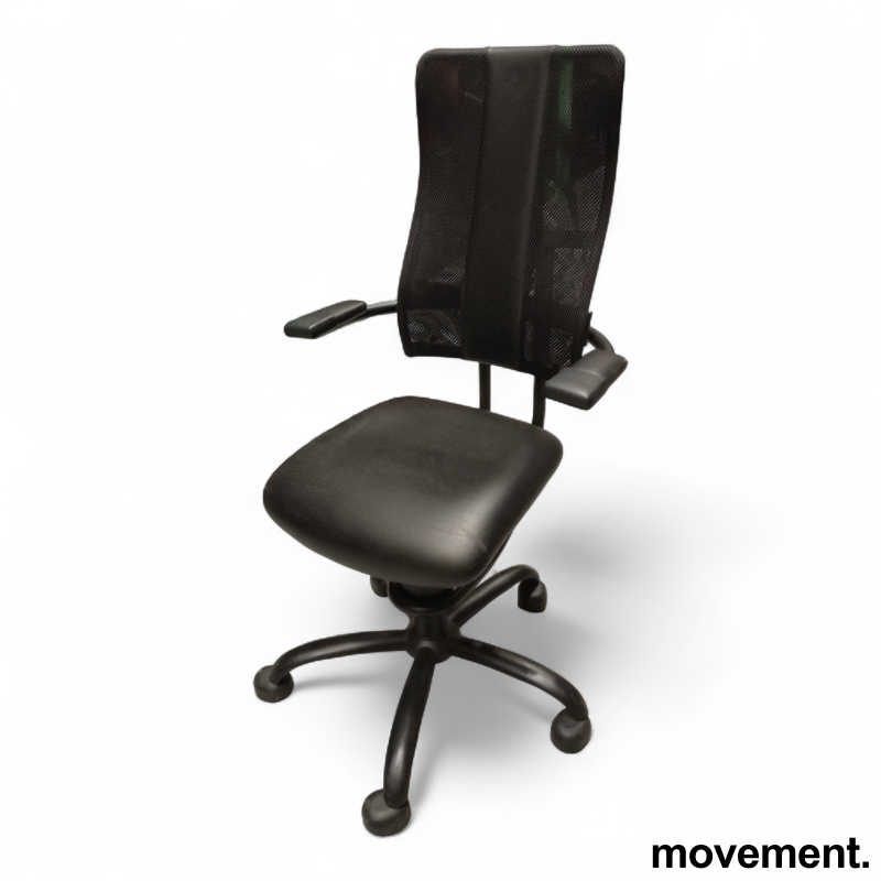 Hacker Sort kunstskinn (Renna), - 2 / 2