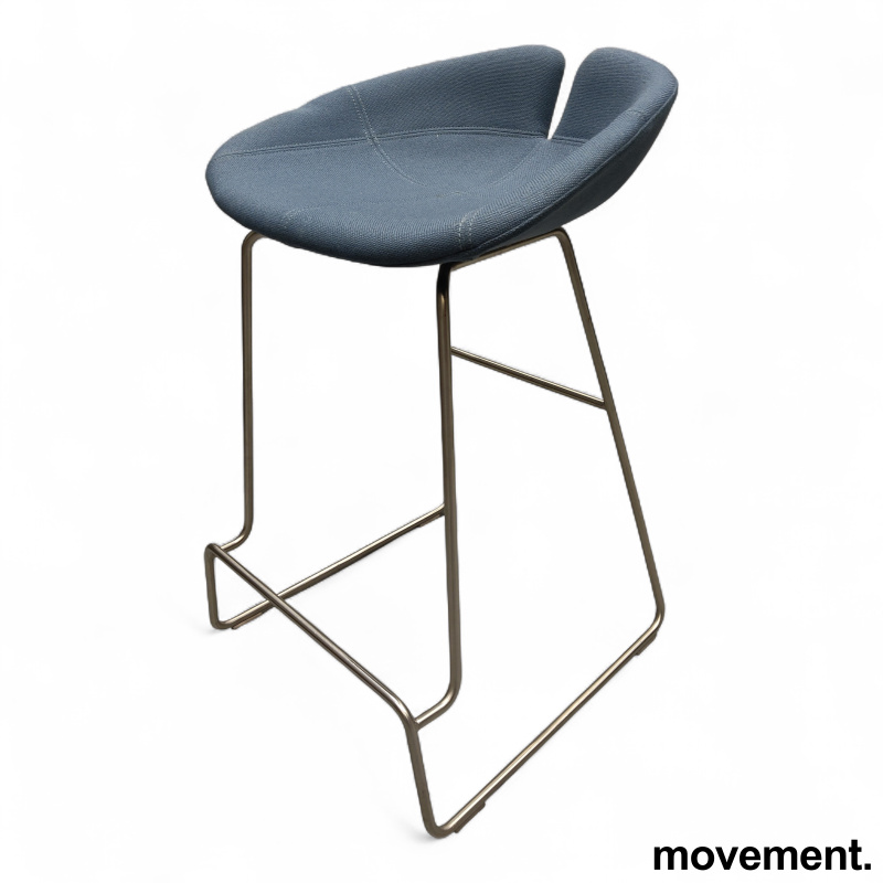 Fjord bar stool low 64cm Blått - 1 / 3