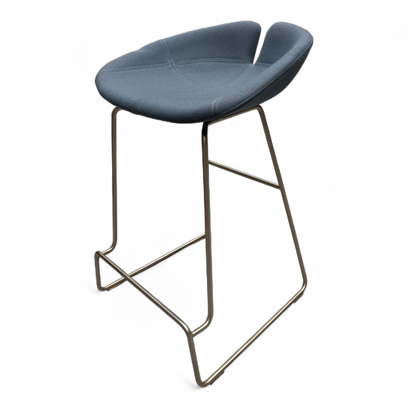 Fjord bar stool low 64cm Blått