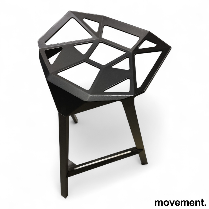 Stool one barstol 67cm Sort, Pent - 2 / 3