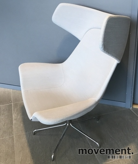 Oyster High Grått stoff, understell