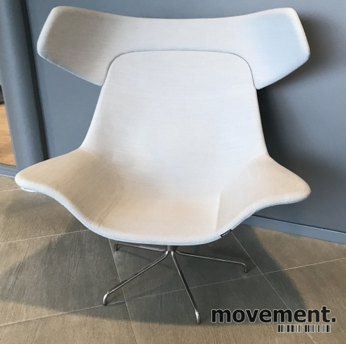 Oyster High Grått stoff, understell