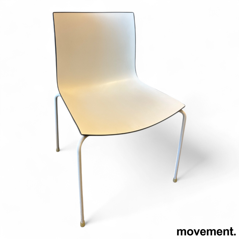 Catifa 46, 4 bein, plast Hvit