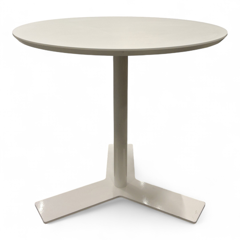 Column Ø=80cm Hvit laminat, hvitt